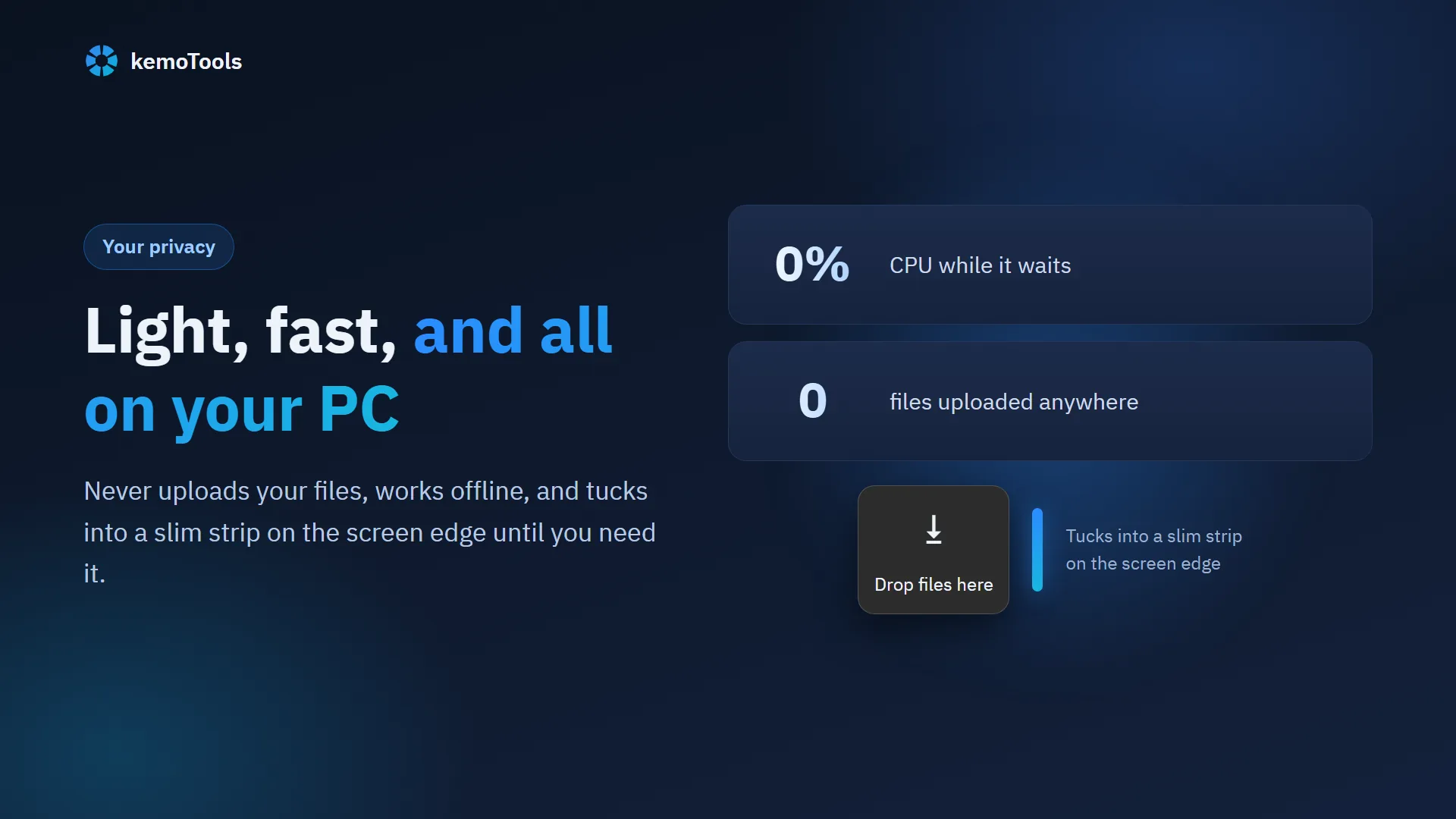 Light, and on your PC